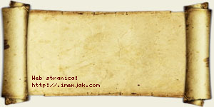 Una Mijalković vizit kartica